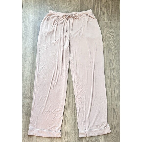 Cozy Earth Women's Bamboo Stretch Knit Long Sleeve Pajama Set, Blush Pink Sz XXL - Picture 5 of 13